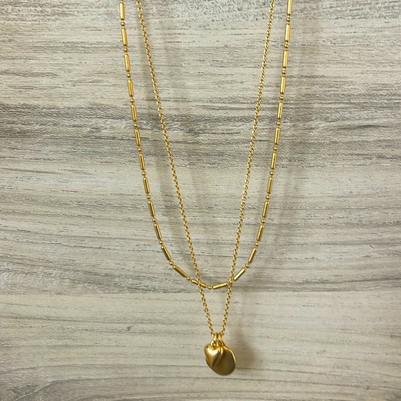 Madewell Two-Pack Heart Necklace - Picture 2 of 6